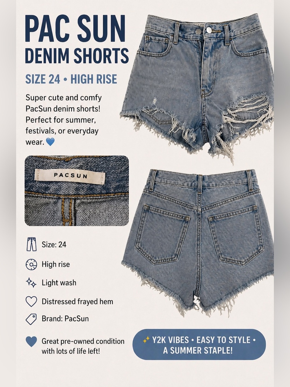 PacSun Jean shorts